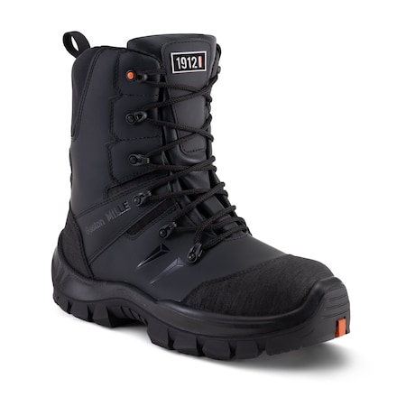 Gaston Mille Men's 9 in Fiberglass Toe Safety Shoe, Black, 12, W MONO3-12