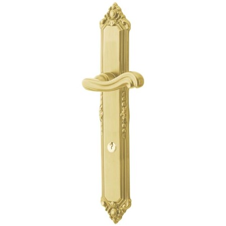 Baldwin Keyed Entry Keyed Entry Satin Brass with Brown MP003.060.ACT1