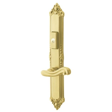 Baldwin Keyed Entry Keyed Entry Satin Brass with Brown MP003.060.ACT2