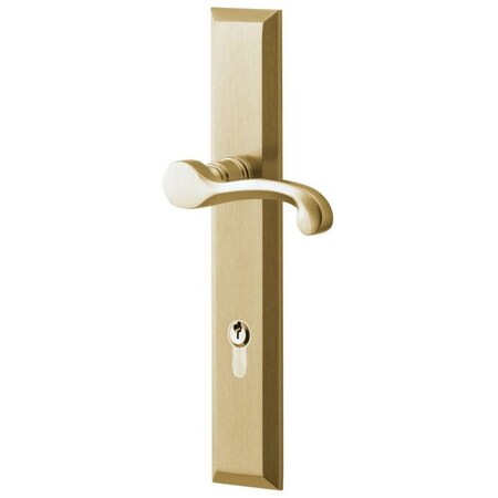 Baldwin Keyed Entry Keyed Entry Satin Brass with Brown MP004.060.ACT4X