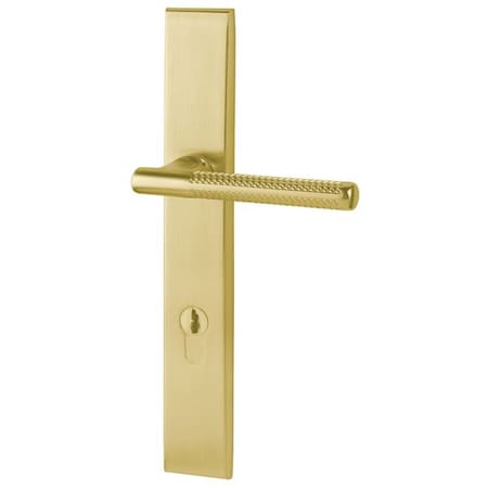 Baldwin Keyed Entry Keyed Entry Satin Brass with Brown MP013.060.ACT4