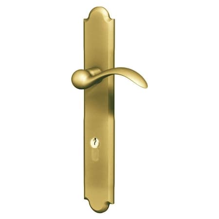 Baldwin Keyed Entry Keyed Entry Satin Brass with Brown MP016.060.ACT4