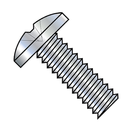 Zoro Select #10-24 x 3/4 in Phillips Binding Machine Screw, Zinc Plated Steel, 5000 PK 1012MPB