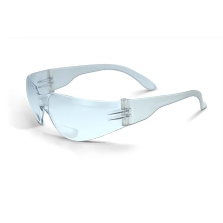 Radians Bifocal Safety Glasses, Clear 2.0 Diopter, Clear Lens MRB120ID