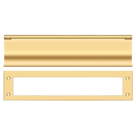 Deltana Mail Slot, Heavy Duty Lifetime Brass MS0030CR003
