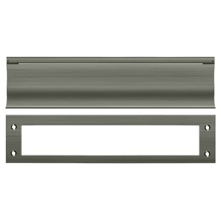 Deltana Mail Slot, Heavy Duty Antique Nickel MS0030U15A