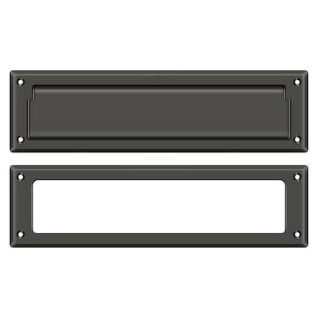 Deltana Mail Slot 13-1/8" With Interior Frame Oil Rubbed Bronze MS211U10B