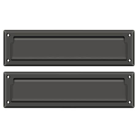 Deltana Mail Slot 13-1/8" With Interior Flap Oil Rubbed Bronze MS212U10B