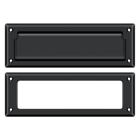 Deltana Mail Slot 8-7/8" With Interior Frame Black MS626U19