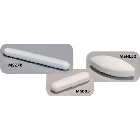 United Scientific Stir Bars, Without Pivot Ring, (Polygon) MSZ12