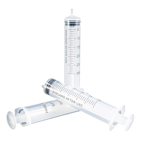 AIR-TITE Syringe, Bulk, 30mL Luer Slip, PK50 MSB30