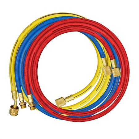Mastercool Yellow 60ft. 1/2"Acme Auto Shut Off 134A 84602