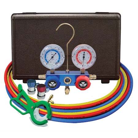 Mastercool Gauge Set, Dual 134A/R-12 Aluminum 98661-PRO