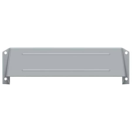 Deltana Letter Box Hood Satin Chrome MSH158U26D