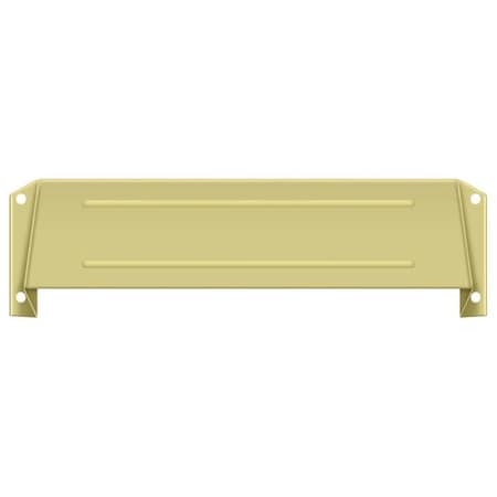 Deltana Letter Box Hood Bright Brass MSH158U3