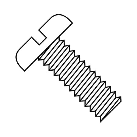 Zoro Select 1/4-20X3/4 SLOT PAN FULL/THRD MS NYLON 1412MSPN
