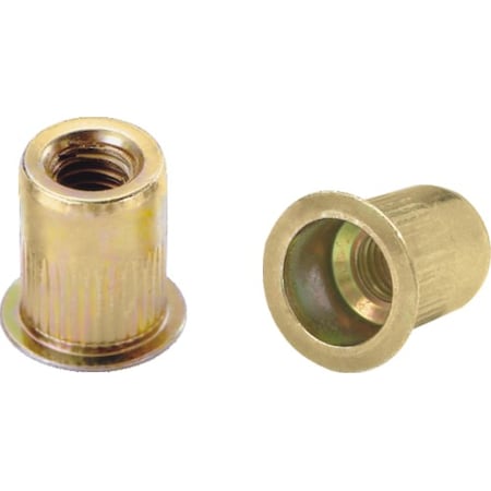 Marson Rivet Nut, M8-1.25 Thrd Sz, Steel, 25 PK M45888 | Zoro