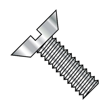 Zoro Select 12-24X5/8 SLT FLAT FT U/CUT MS 18-8 STAINLESS STEEL 1210MSU188