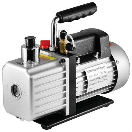 Mountain Deep Vacuum Pump, 6.0 Cfm Single Stage 8407
