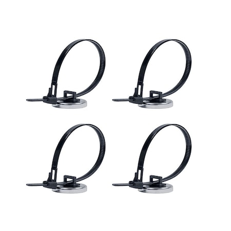 Mag-Mate Rare Earth Cup Magnet with Reusable, PK4 MX1000RZIP2PK04