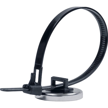 Mag-Mate Cup Magnet with Reusable Zip Tie, 7 lb C MX1000ZIP2