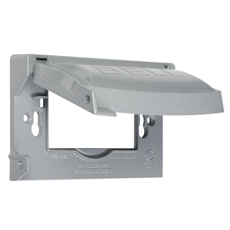 Bell Outdoor 1 -Gang Horizontal or Vertical Box Cover, , Aluminum MX1250S