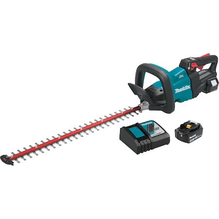 Makita Cordless Battery-Powered Hedge Trimmer Kit, Double-Sided 24 in L Blade, Cordless, 18 V XHU07T