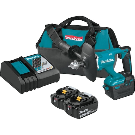 Makita 18V LXT Brushless 1/2" Mixer Kit (5.0Ah) XTU02T