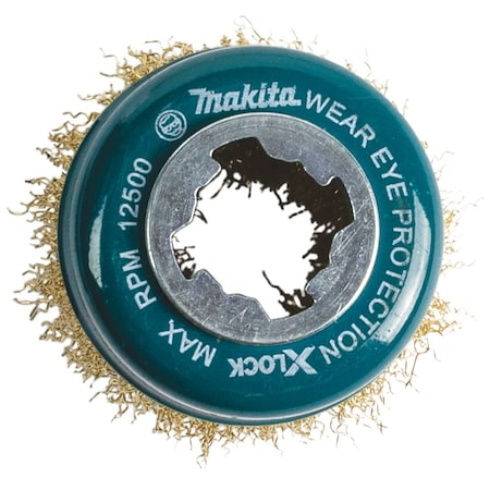 Makita X-LOCK 3" Brass Coated Carbon Steel Crim D-72671