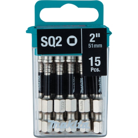 Makita Impact XPS 2 Square 2" Power Bit, PK15 E-01052