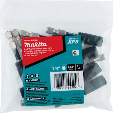 Makita Impact XPS 2-3/8" Magnetic Insert Bit Ho E-01395