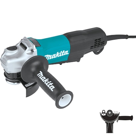 Makita Angle Grinder, 5 in, 4-1/2 in Dia, 11,000 RPM GA5053R