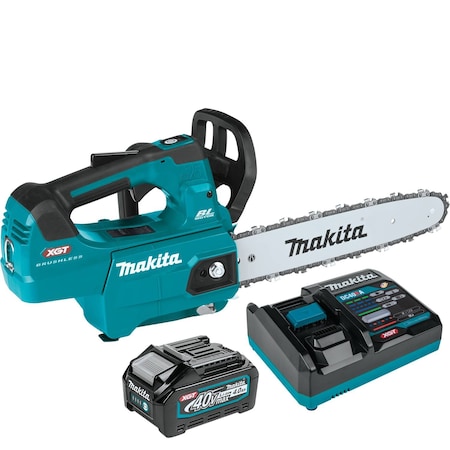 Makita Chain Saw Kit, Top Handle, 12", XGT GCU01M1