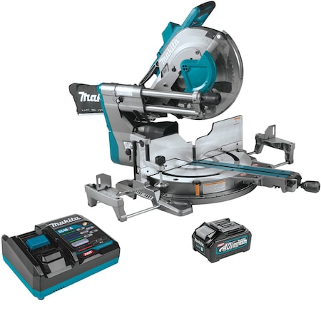 Makita Cordless Miter Saw, 12 in Blade Dia., Max Blade Speed: 4,400 RPM 1 in Arbor Size GSL04M1