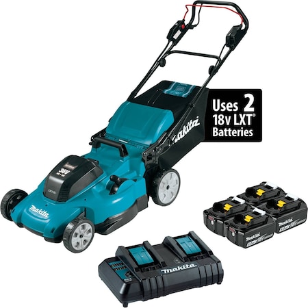 Makita Lawn Mower Kit w/ 4 Batt, Self Propelled XML11CT1