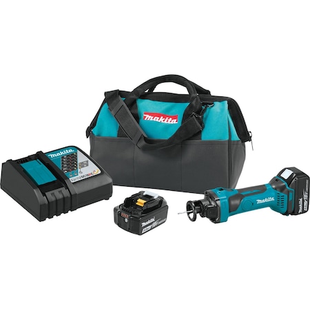 Makita LXT Cut-Out Tool Kit (5.0Ah), 18V XOC01T