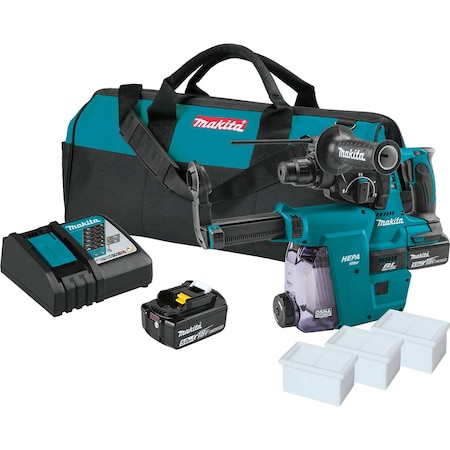 Makita LXT Brushless SDS-Plus 1" Rotary Ham, 18V XRH011TWX