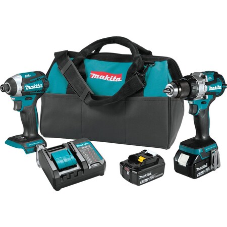 MAKITA Lxt Brushless 2Pc. Combo Kit 18V XT296ST