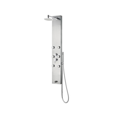 Pulse Showerspas Stainless Steel Brushed Shower Panel-Monterey Showerspa 1042-SSB