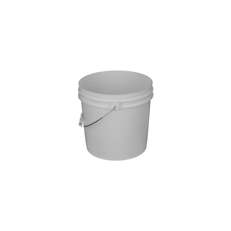 Basco Plastic Pail, White, 2 Gallon N2120W