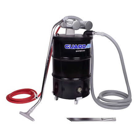 Nortech Vacuum Kit, w/1-1/2" Hose, 55 gal., 110 cfm, Standard 163 cfm N552BCX