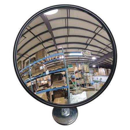 See All Industries Mirror, Convex, Indoor, Magnet, 8" dia. N8-MAG