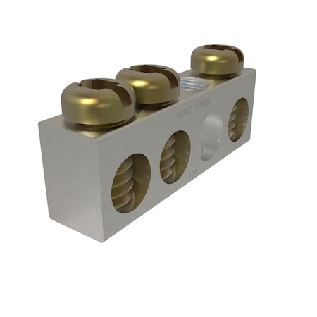 Ilsco Aluminum Neutral Bar, Dual Rated, Conduc NBAS-003-1-A-EC