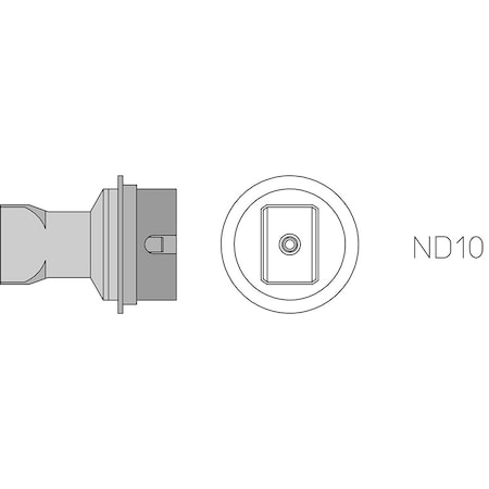 Weller 14Mmx10Mm 2Sides Heated Nozzle Nd10 T0058736842N