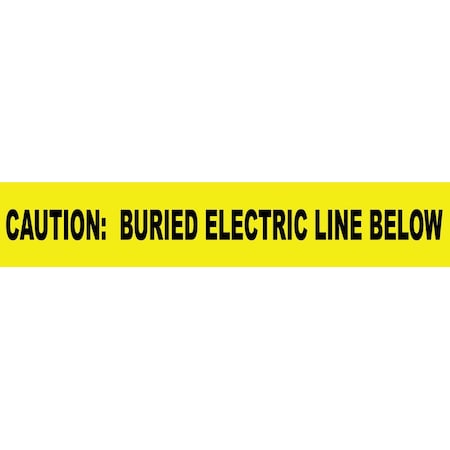 Nmc Caution Buried Electric Line Below ND3 YE