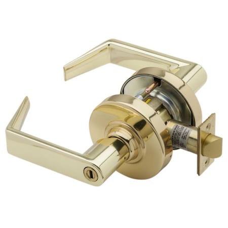 Schlage Commercial Bright Brass Privacy ND40RHO605 ND40RHO605