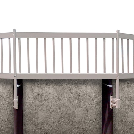 Vinyl Works Above Ground Pool Fence Kit, 3 Secti, PK3 NE1332