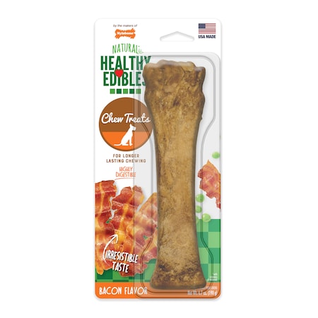 Nylabone Healthy Edibles Lng Lstng Bacon Treats S NEB105P