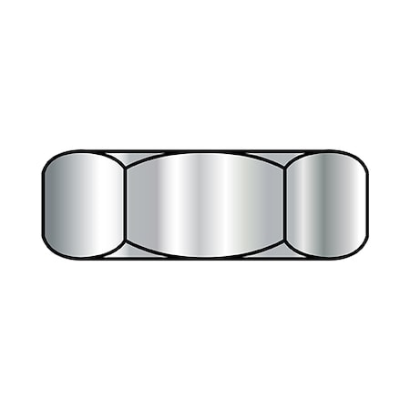 Zoro Select Machine Screw Nut, #10-32, Stainless Steel, Not Graded, 7/64 in Ht, 5000 PK 1105NH188