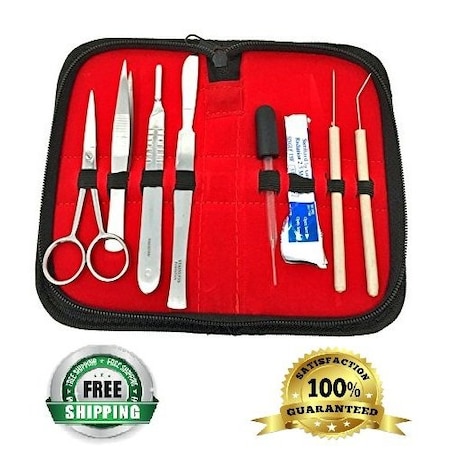 Scientific Labwares Elementary Dissecting Kit-Vinyl Case: ( SWZR-175